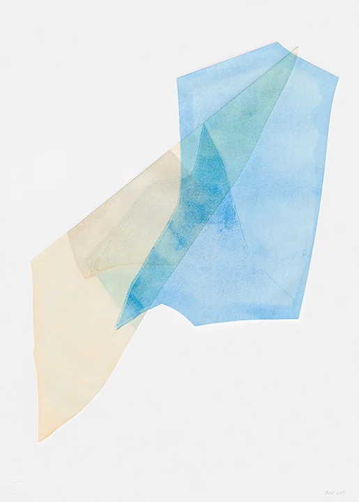 Intermittence No. 23, 2019, Monotype on Hahnemuhle Paper, 30x22in