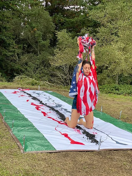 Do Not Play Dead, 2025, Navigation III: LINGERING, Djerassi Art Residency, Woodside, CA