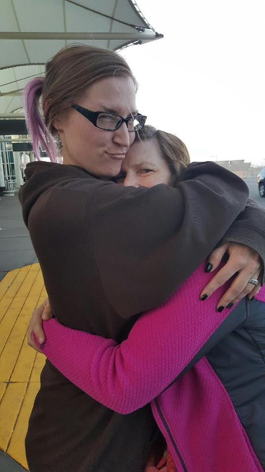 Me and my Mum, Vicki.