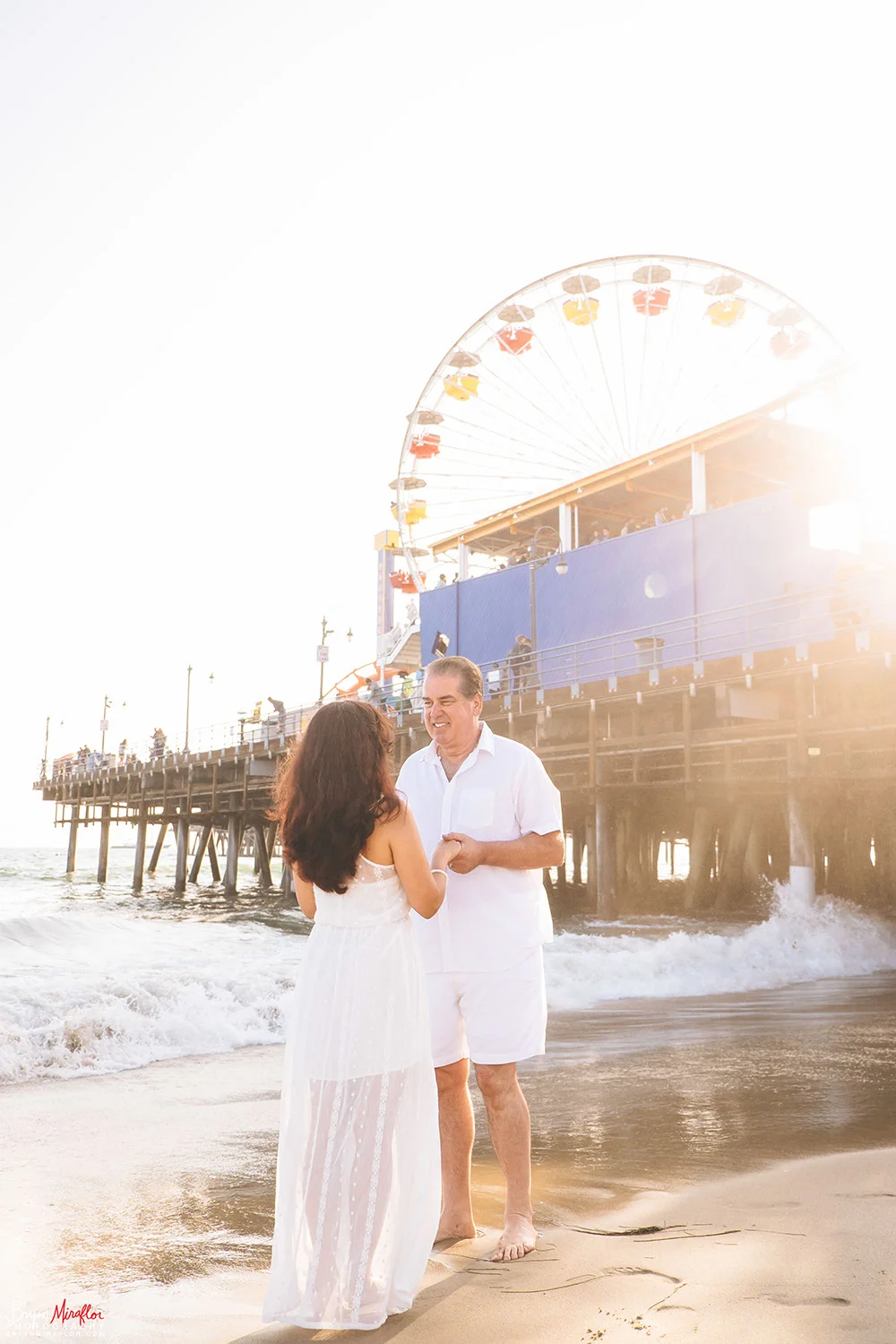 Rose & David | Vow Renewal | Santa Monica Pier