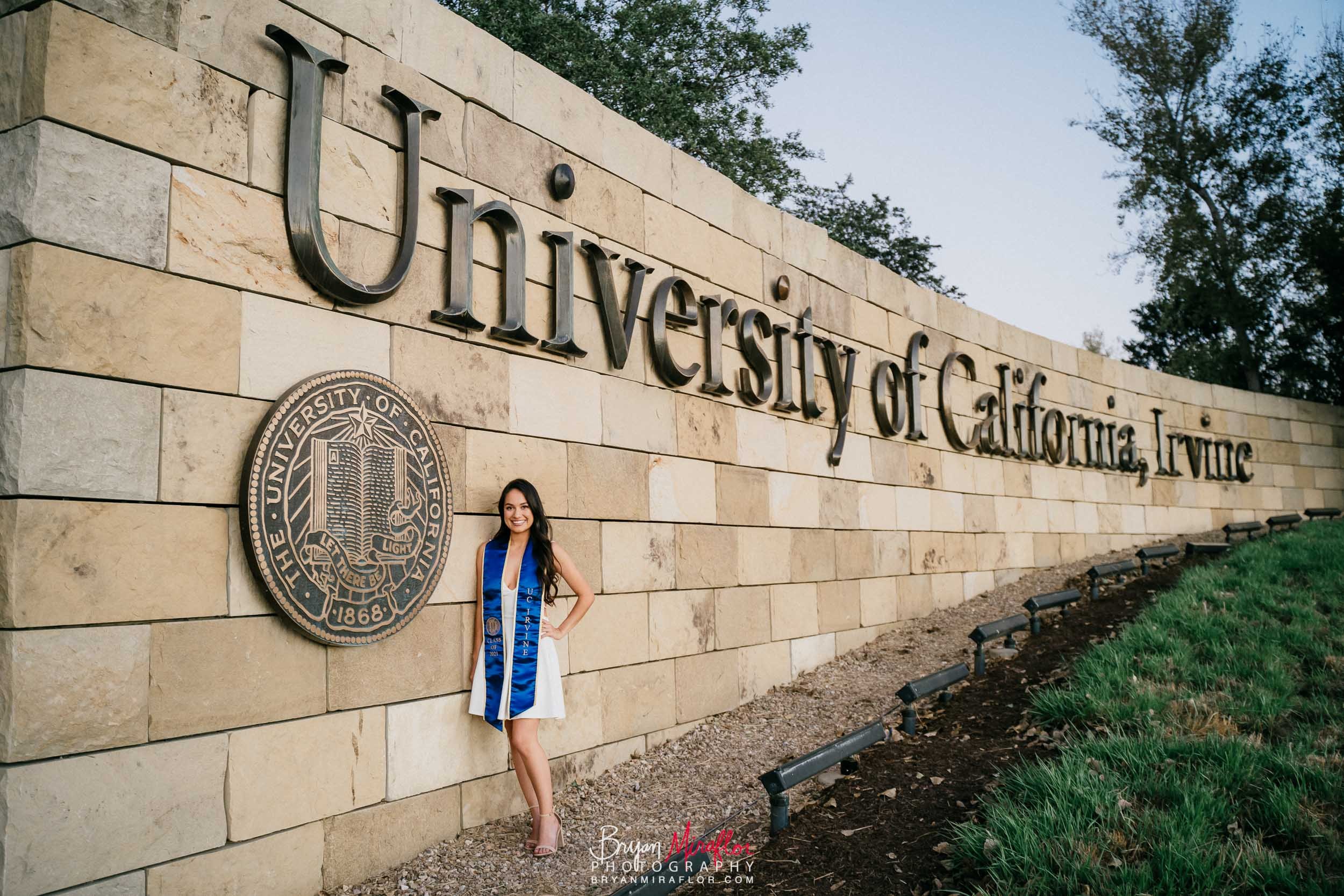 UC-Irvine-Grad-Portraits-Alena-UCI-Sign-Miraflor-Photography-2021-10.jpg