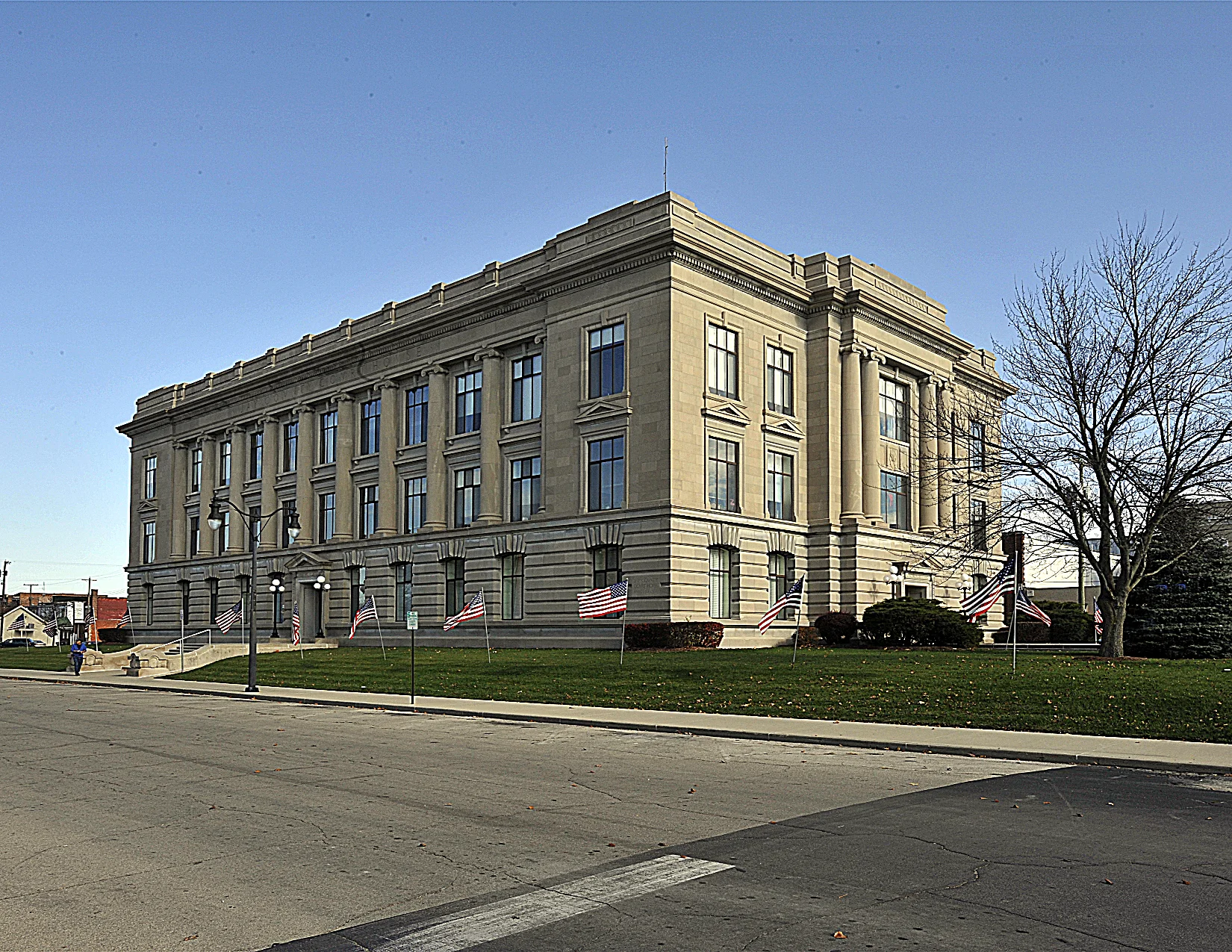 Jay County, Indiana courthouse. Portland, Indiana