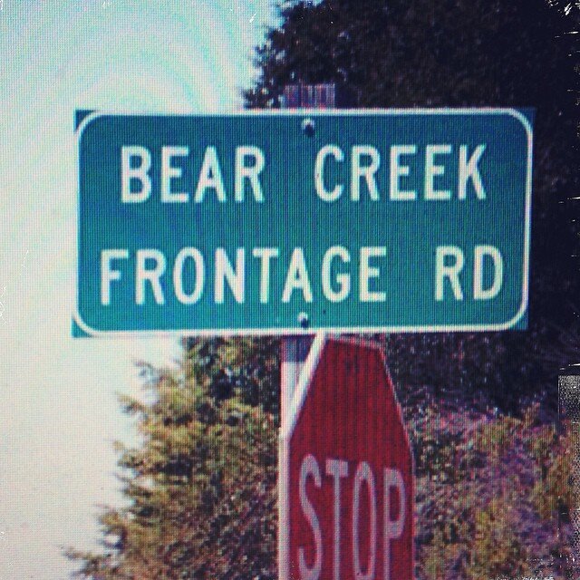 🔻
Fill up your gas
and pass, through:
Past Bear Creek