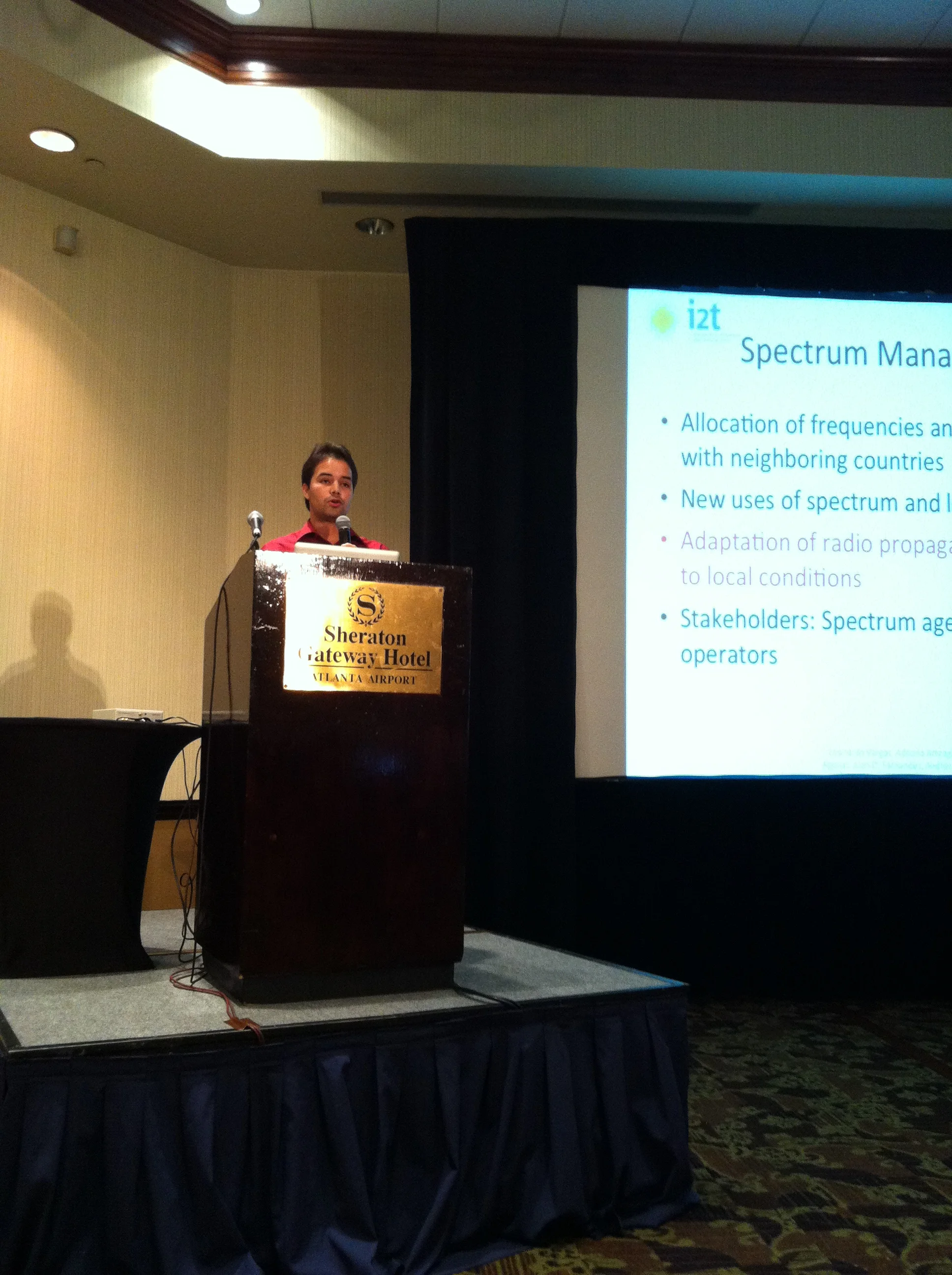 Leonardo Vargas on their spectrum monitoring testbed