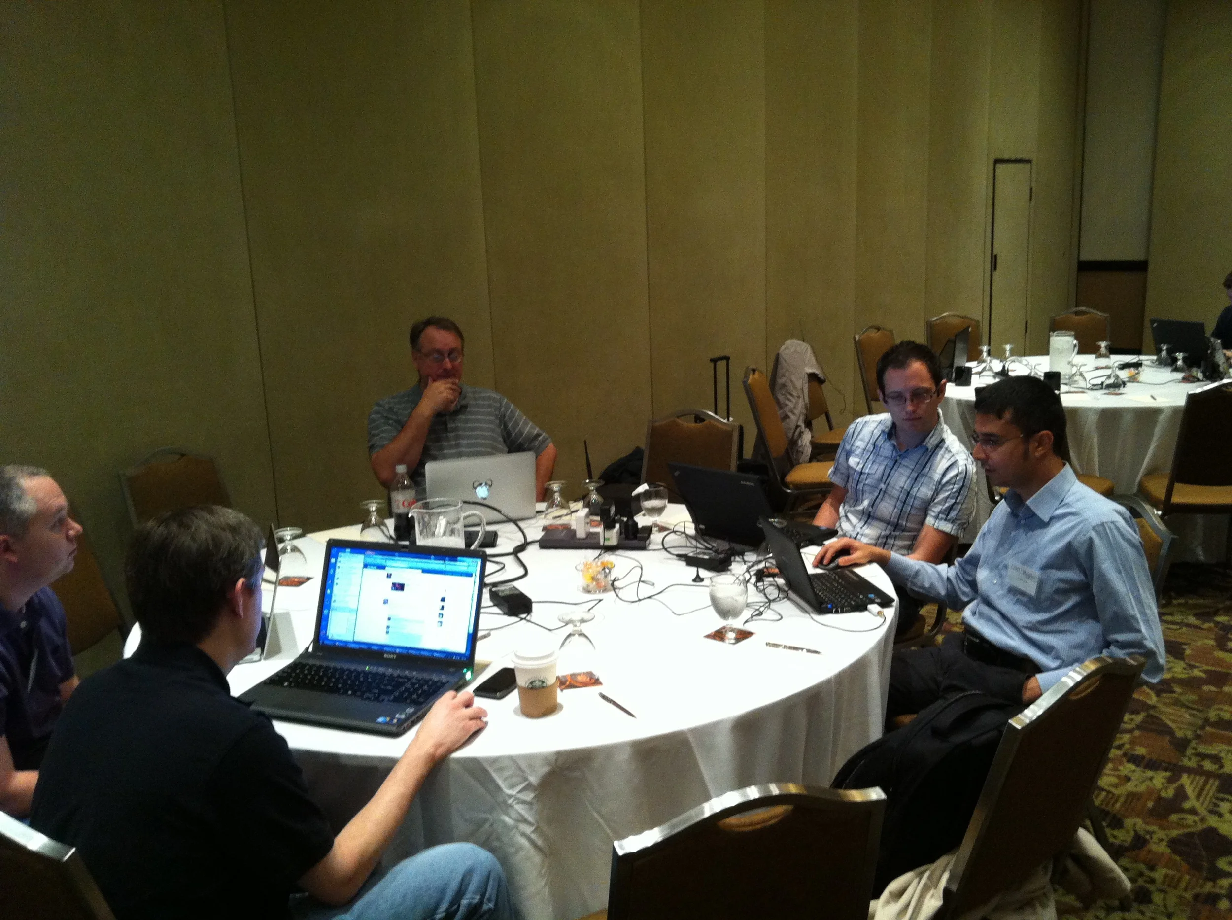 Hackfest group that worked on some digital modulation processing