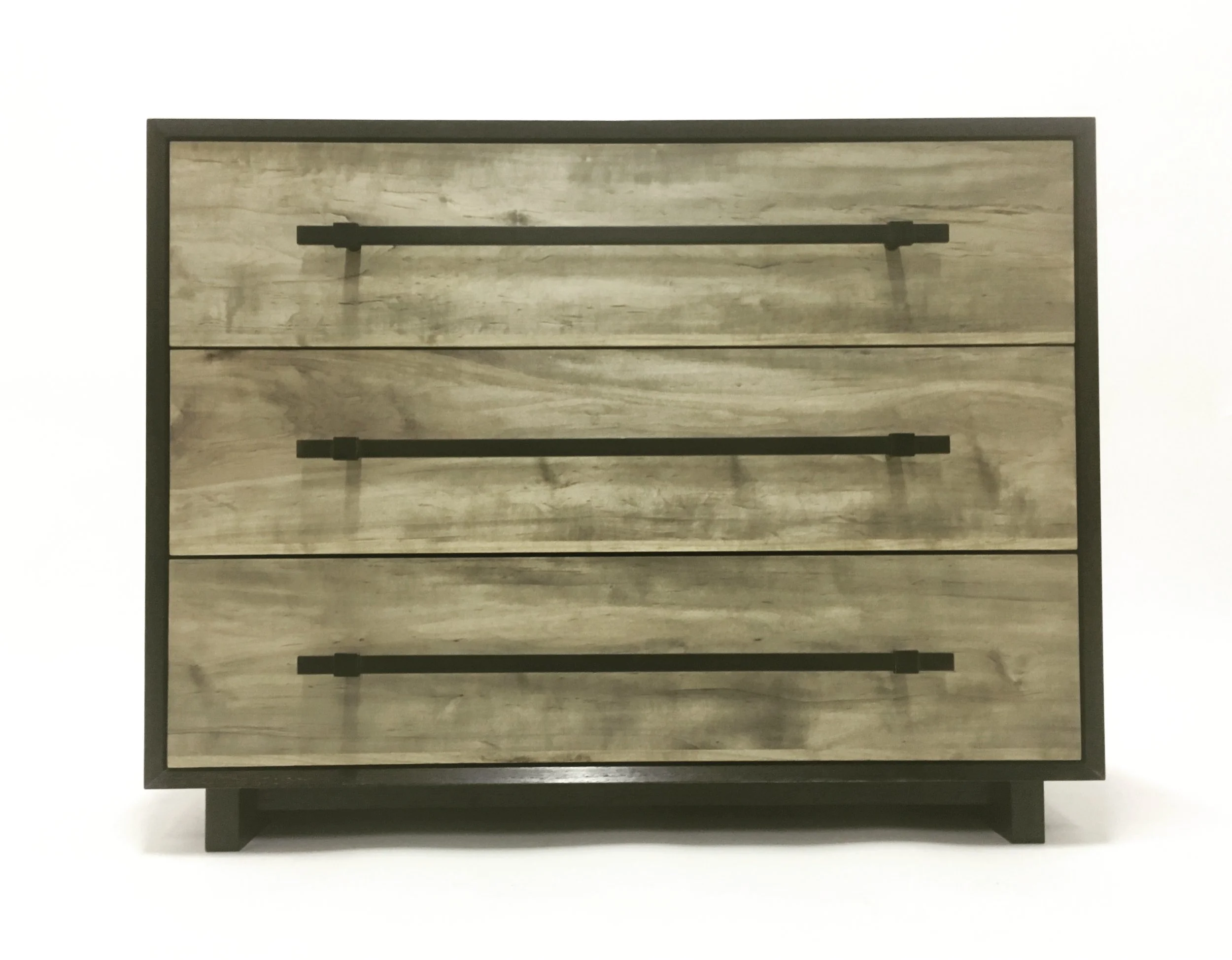 Oxidized Maple and Wenge Dresser