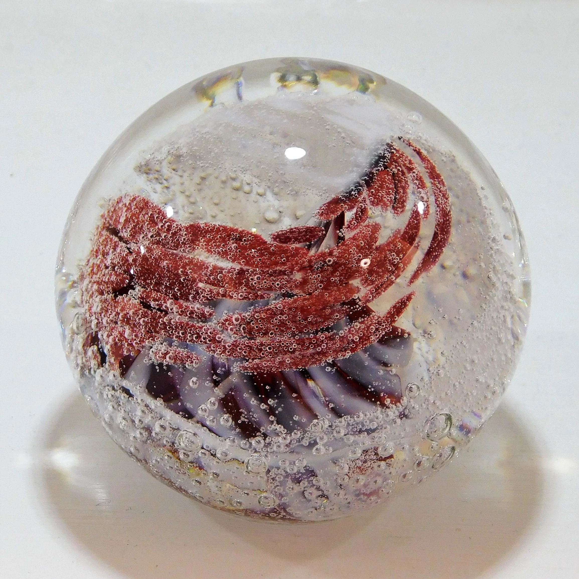 Bubbles - Cherry & White