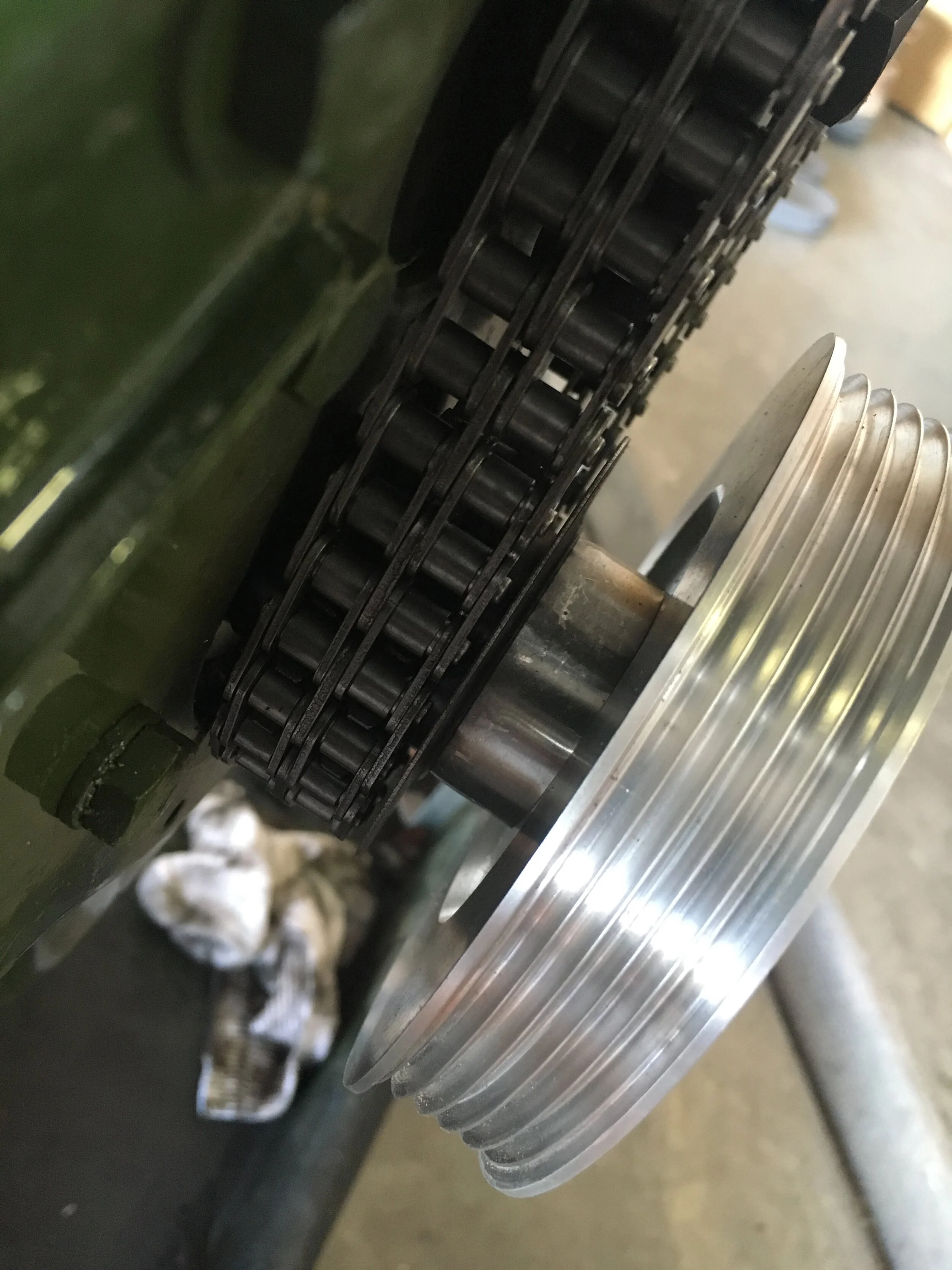 Serpentine Belt Conversion — Creative Spridgets