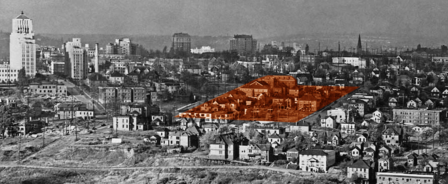 YT Blocks East of Broadway, Circa 1930s (Courtesy of Museum of History & Industry)