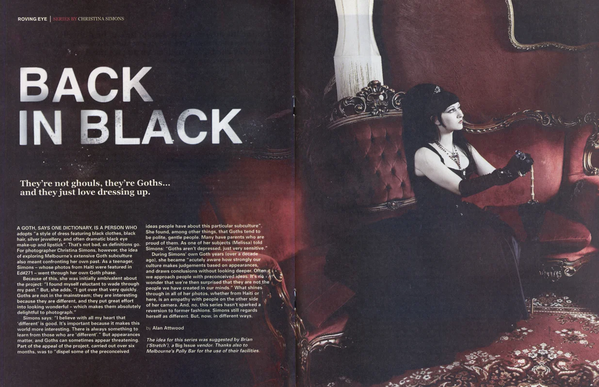THE BIG ISSUE - Goth Culture