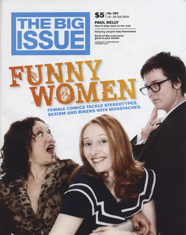 THE BIG ISSUE - Women in Comedy Cover Story