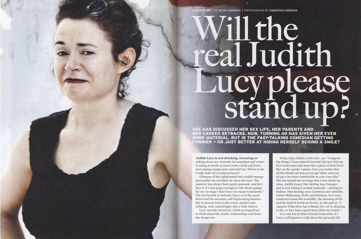 THE BIG ISSUE - Judith Lucy
