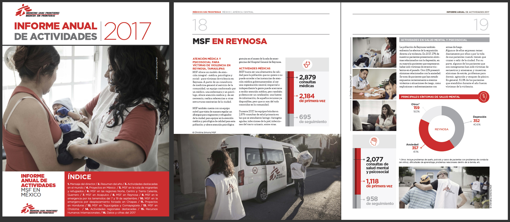 MSF (Medicos Sin Fronteras) 2017 Annual Report of Activities - P1