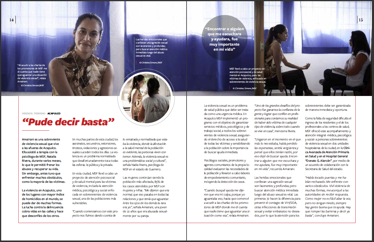 Reacciones Magazine - MSF Mexico - March 2019 - P4