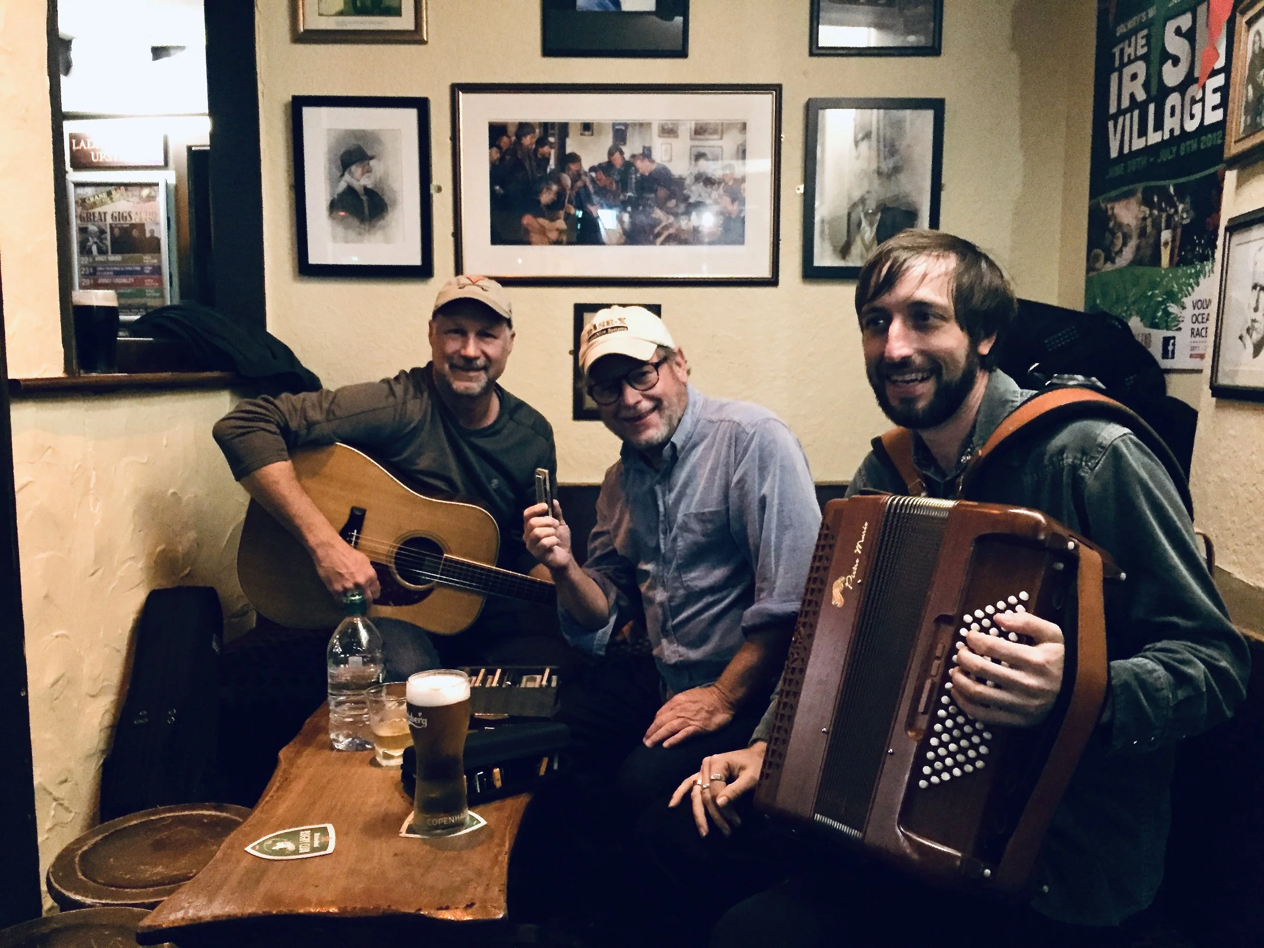 With Matty Metcalfe at The Crane Pub in Galway, Ireland