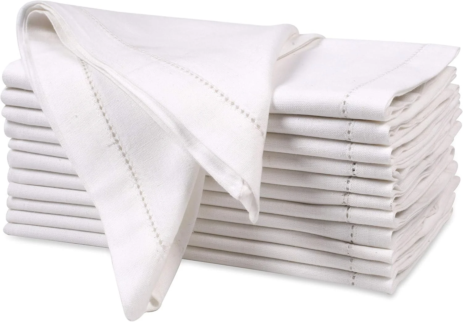 Hemstitched-Flax Cotton -White color,20x20.jpg