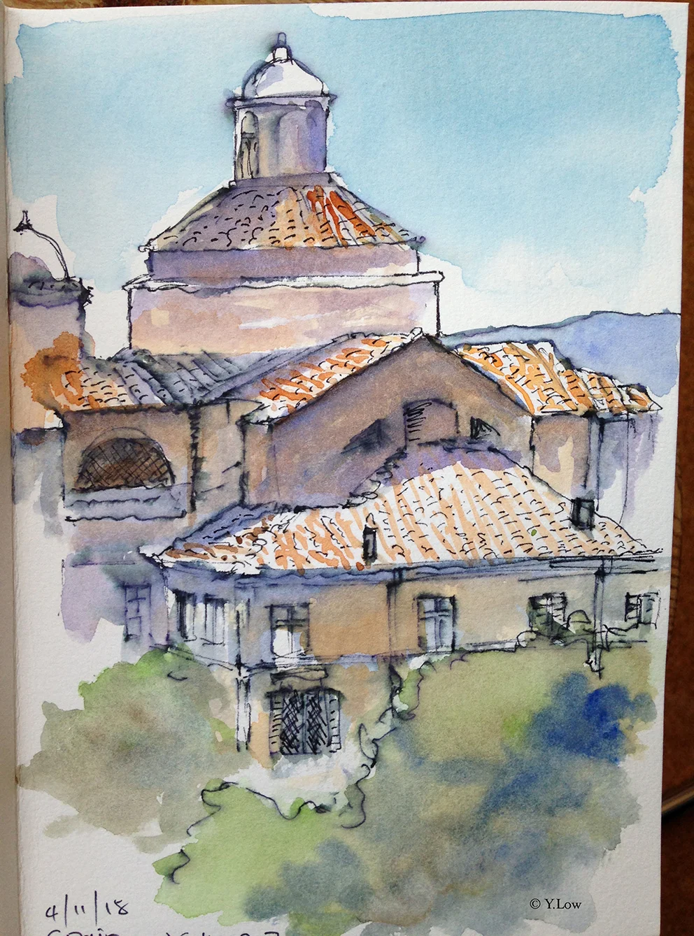 Travel Sketch class YLow 'Spain'.jpg