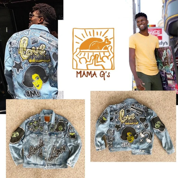 AUCTION: Serge Gay Jr. Hand-Painted Levi’s Trucker Jacket
