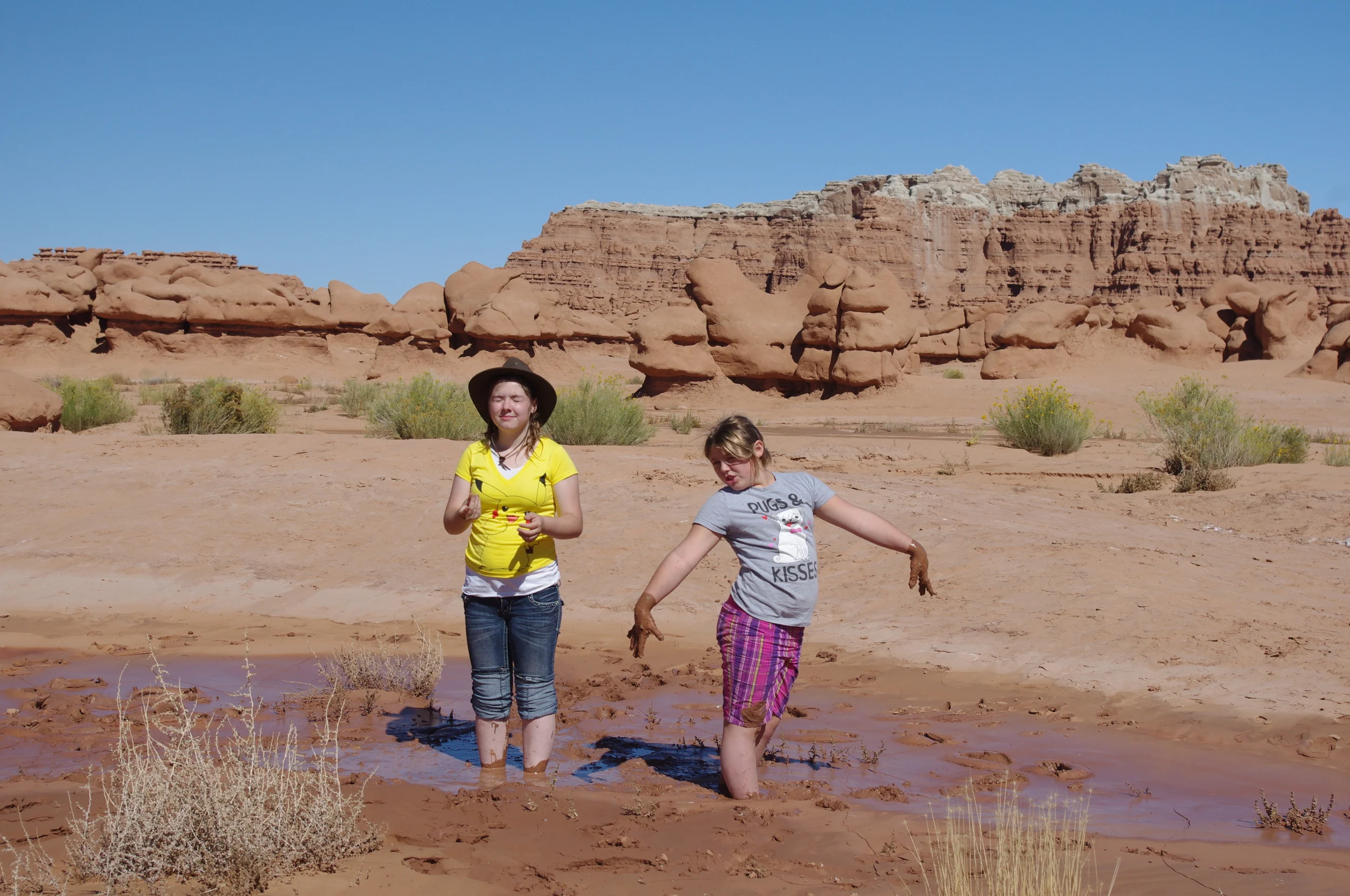 Kids in the mud