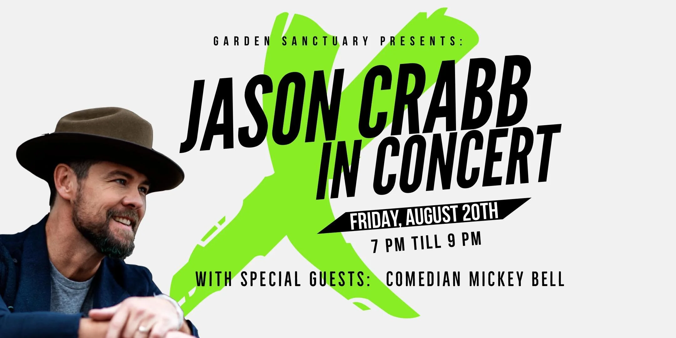 Garden Sanctuary presents Jason Crabb