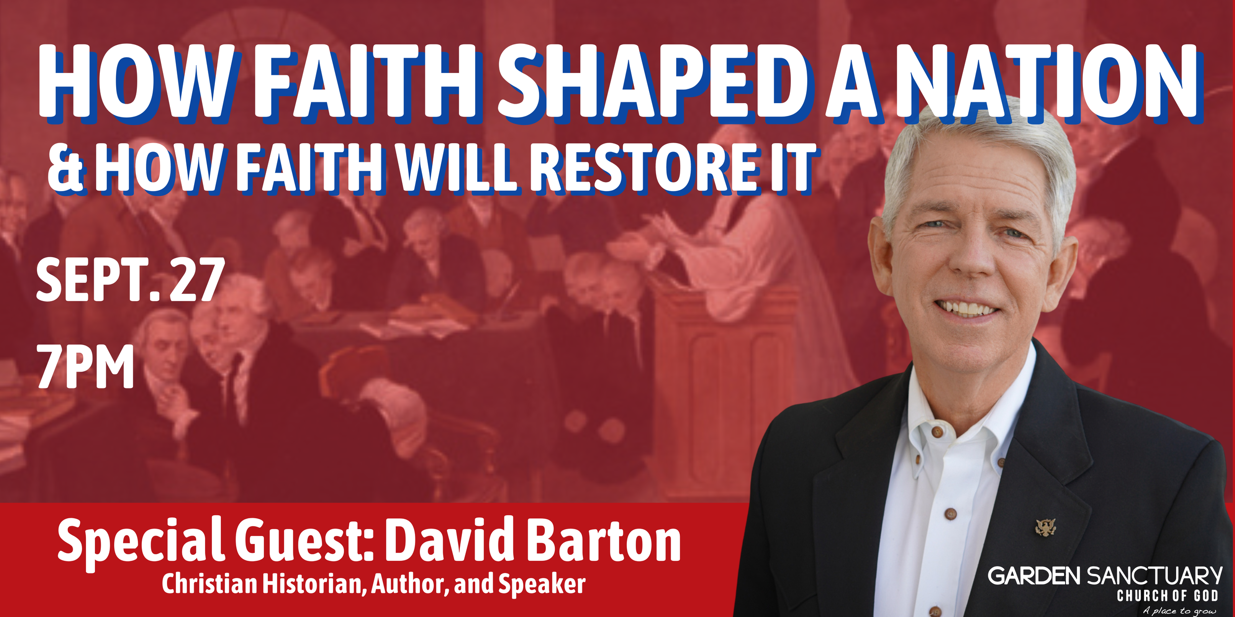 David Barton at Garden Sanctuary