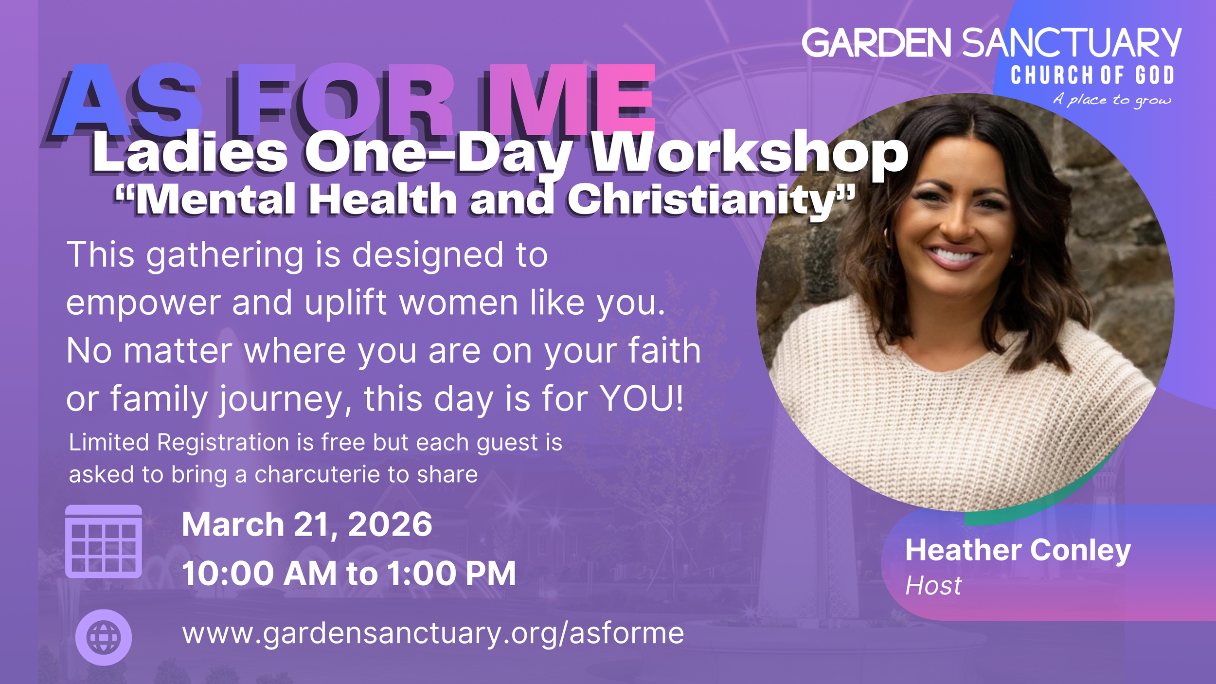 As For Me, Ladies One-Day Workshop