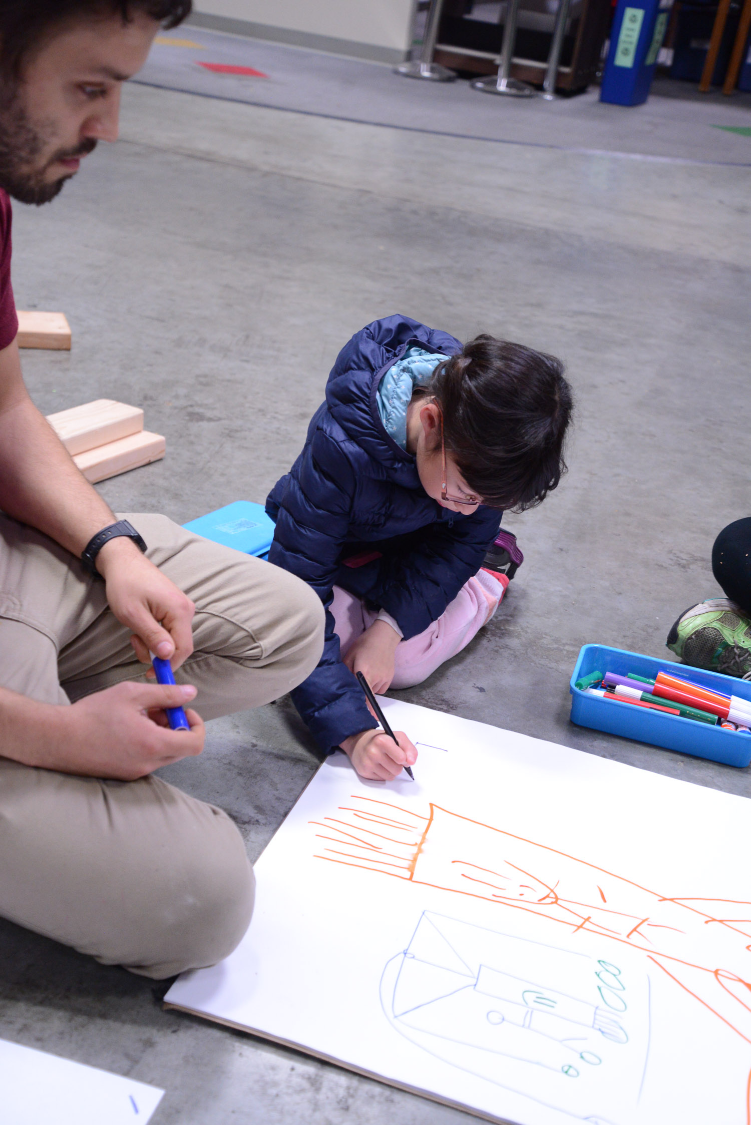 Noe lets us in on her ideas about a rolling brush.