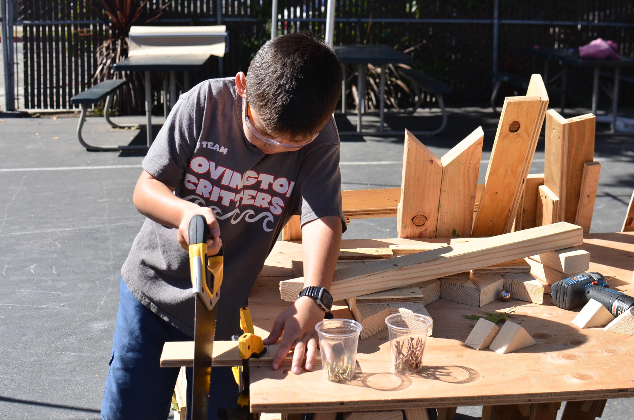  Kyle excelled with the handsaw and helped teach others who had never used it as well.&nbsp; 