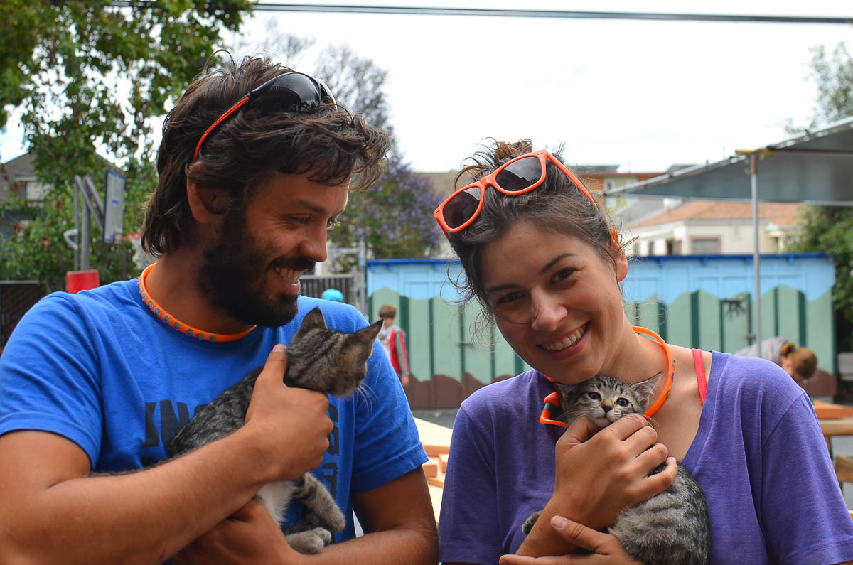  A couple of cute, furry friends came to say a surprise hello to our Camp Directors! 