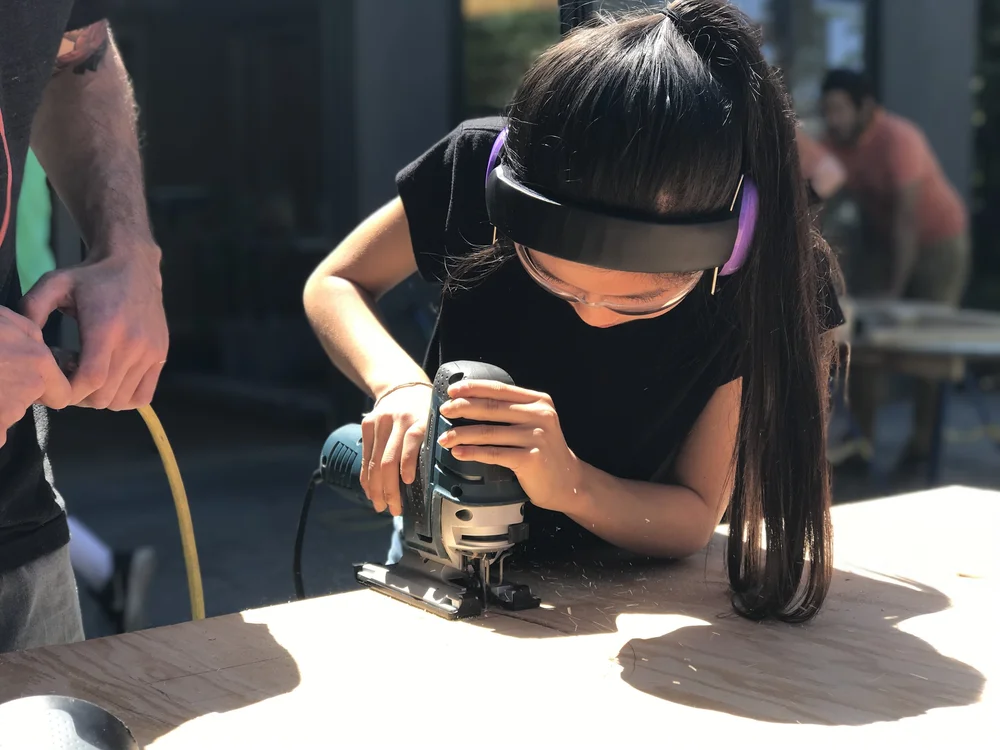  Slow and steady makes a clean, safe cut.&nbsp; 