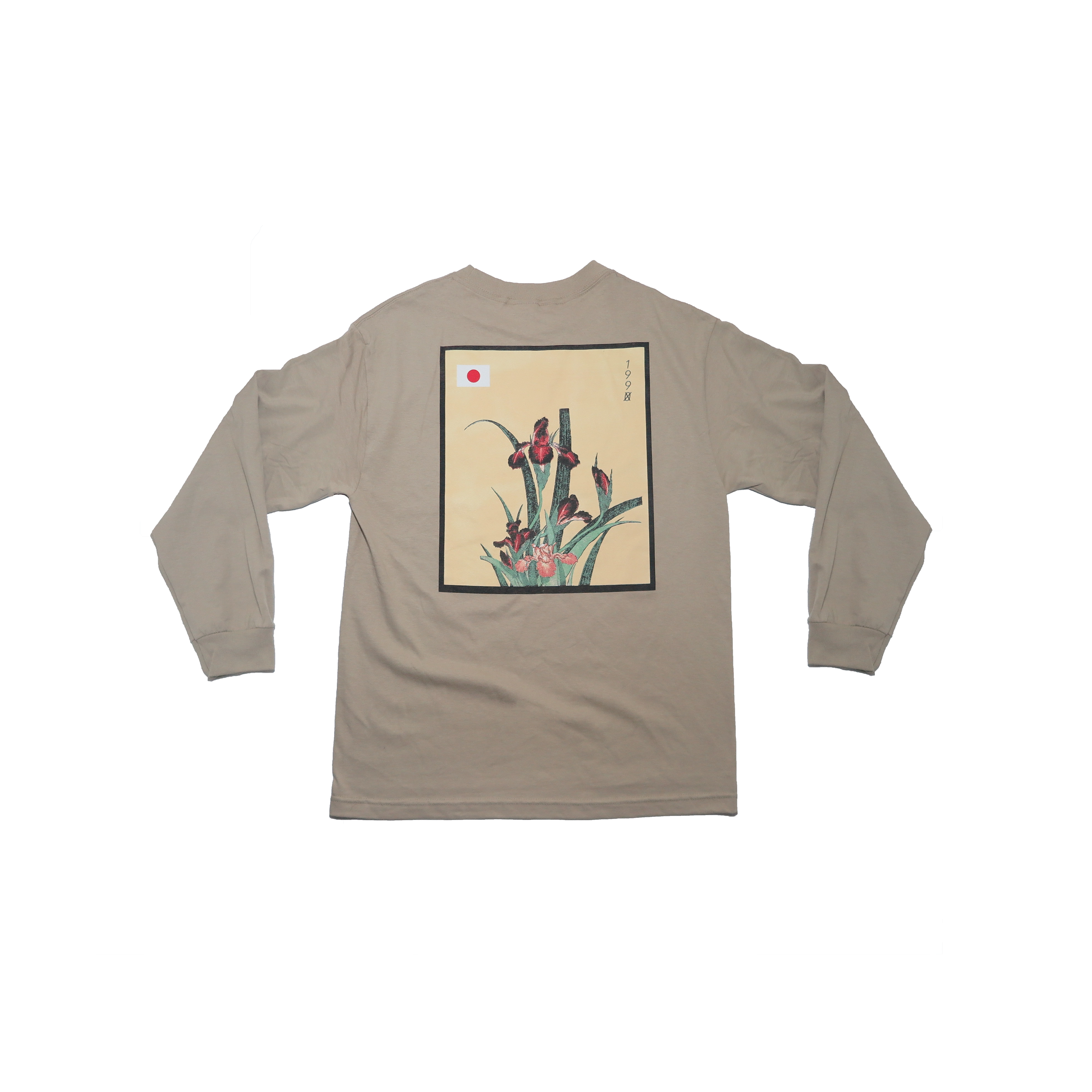 Tan Irises Long Sleeve 