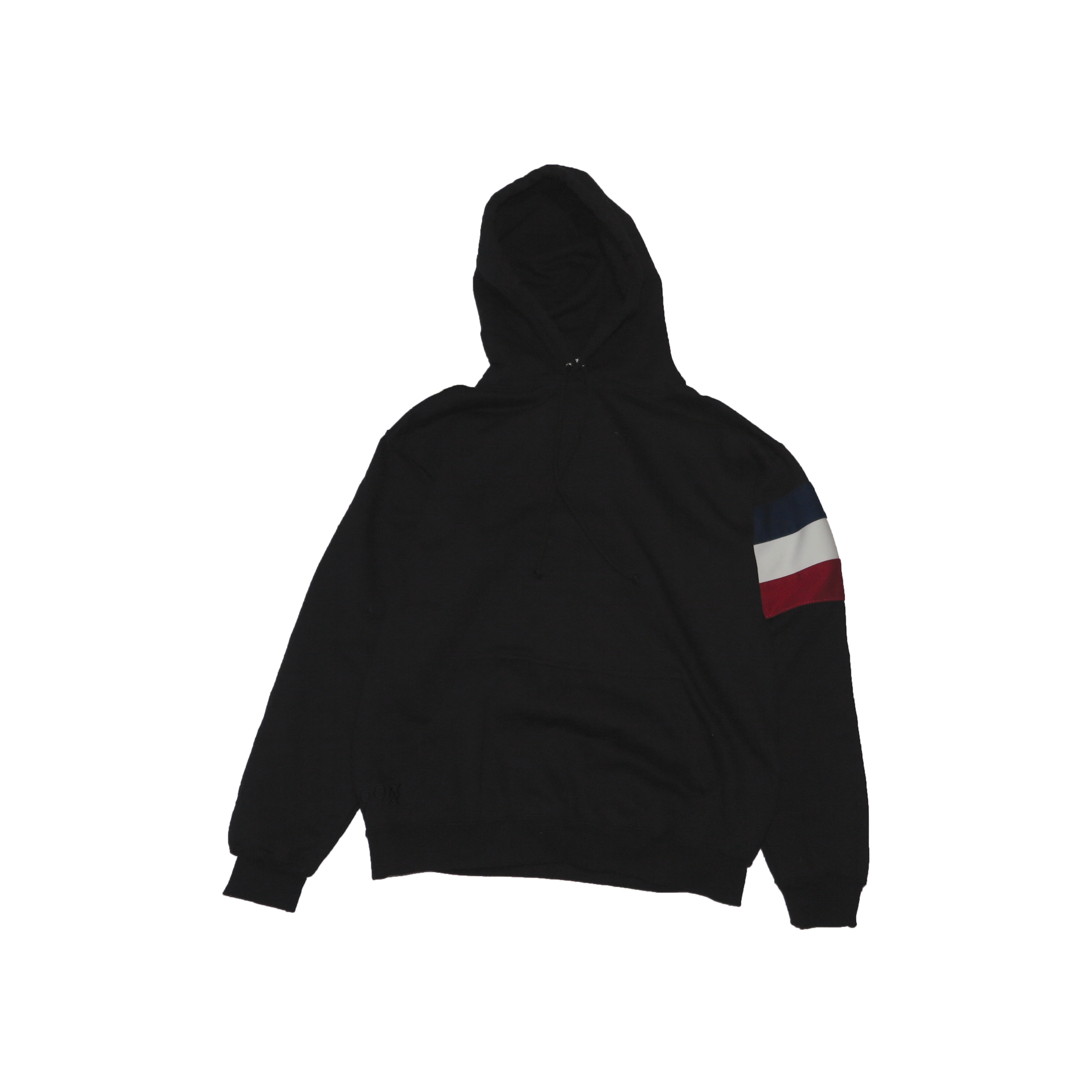 1990X Black Sleeved Hoodie