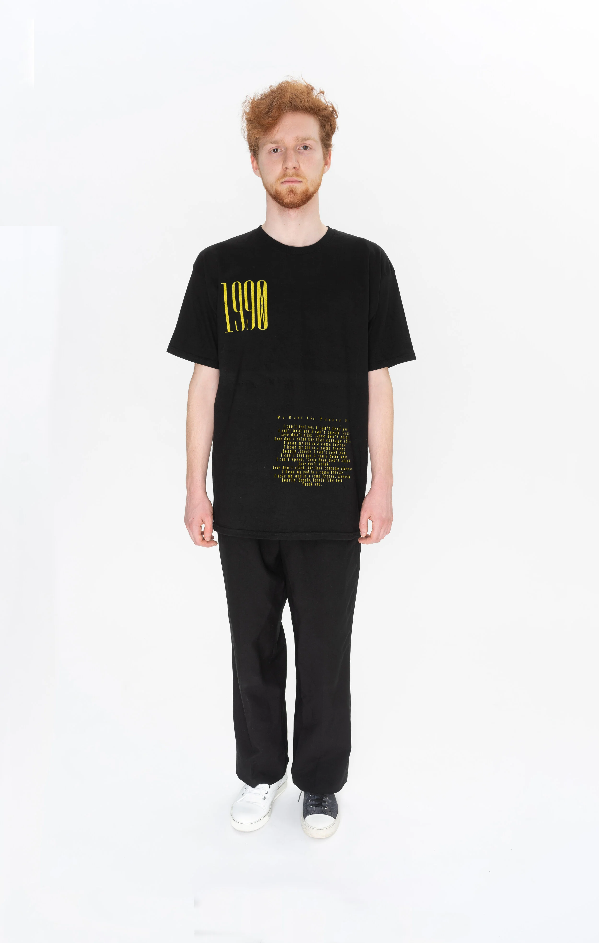 BLACK "WE HATE YOU PLZ DIE" SHIRT