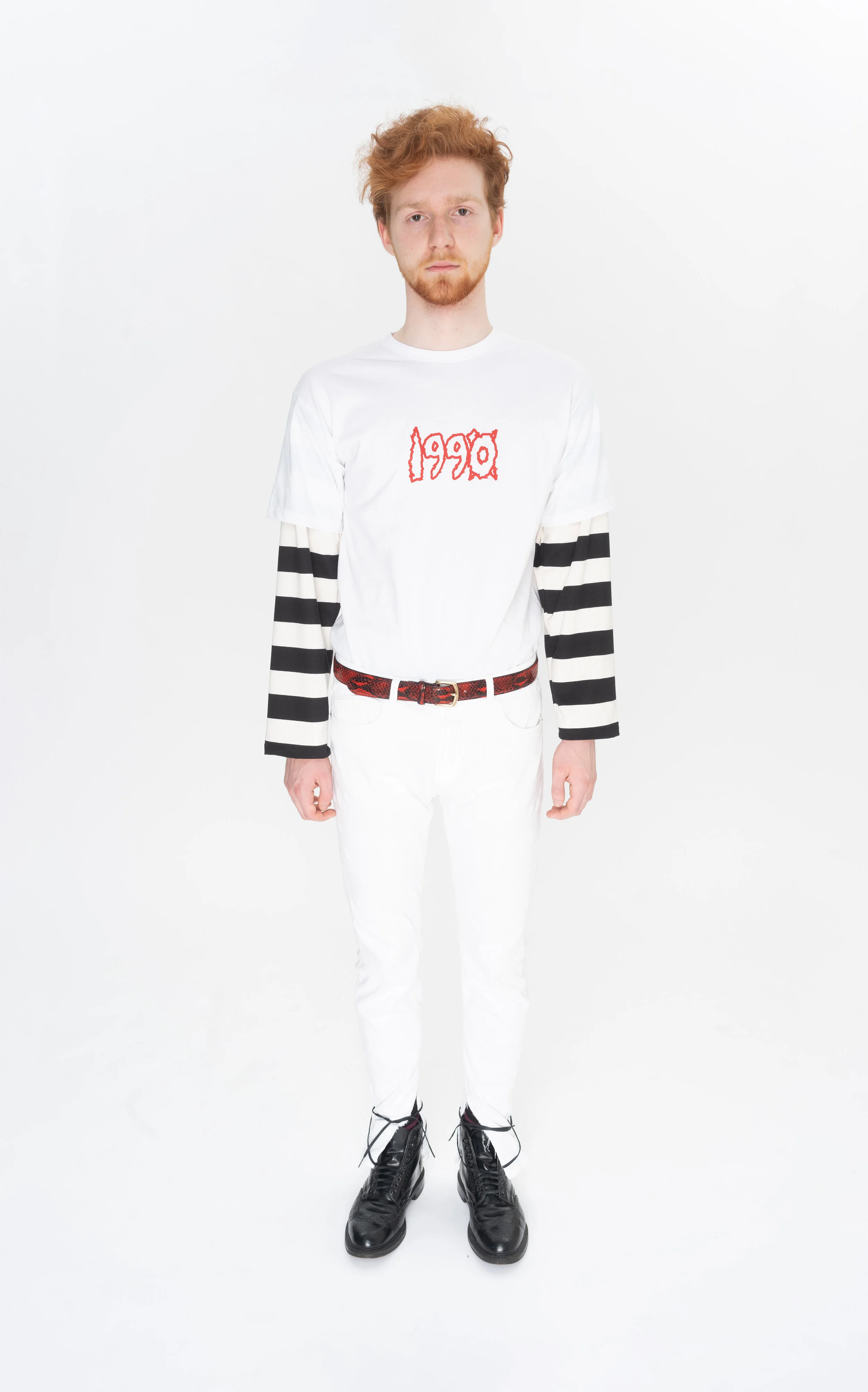 WHITE PUNK SHIRT