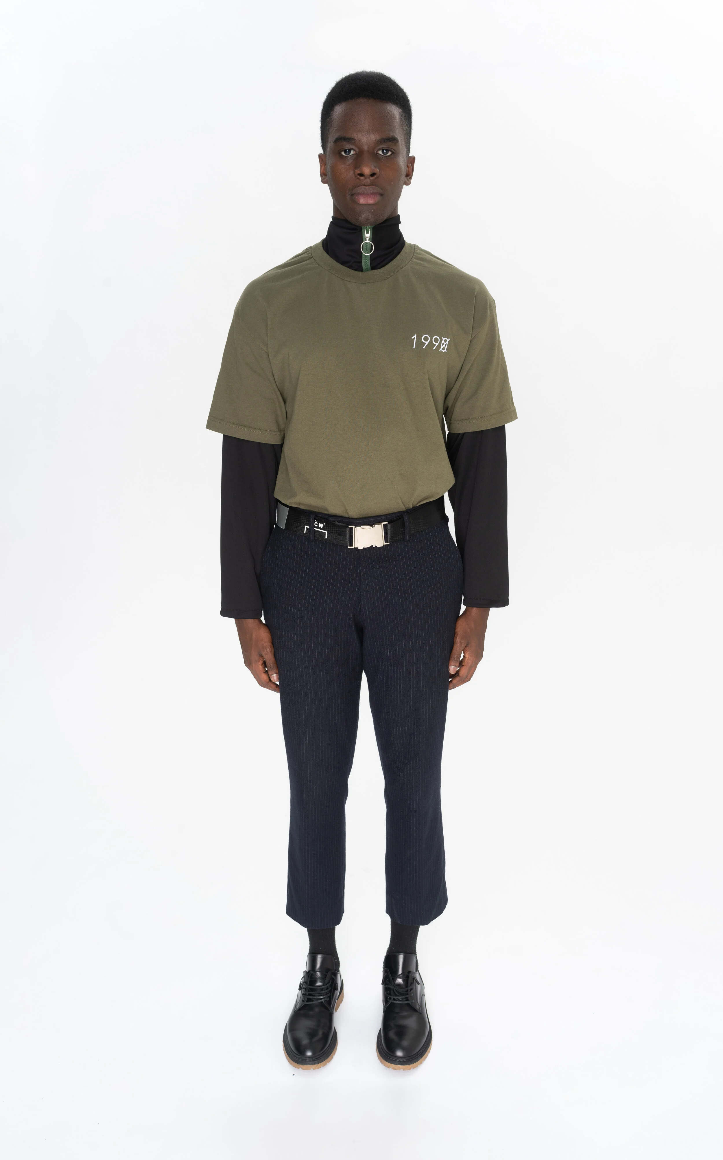 BLACK TURTLENECK SHIRT