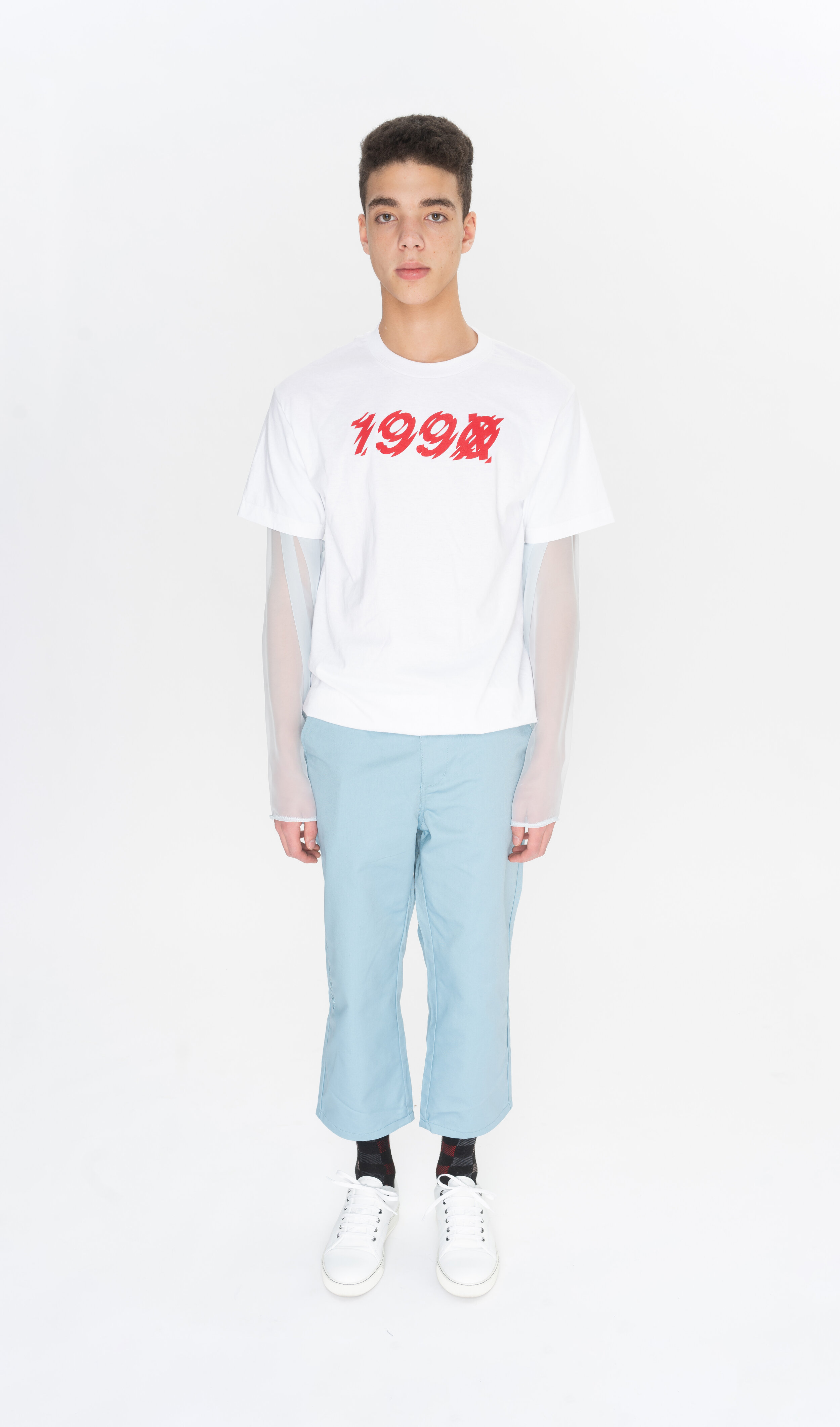 SHEER UNDERSLEEVE SHIRT