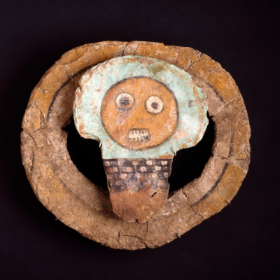 Mogollon Painted Stone Object, 1250 - 1400 A.D.
