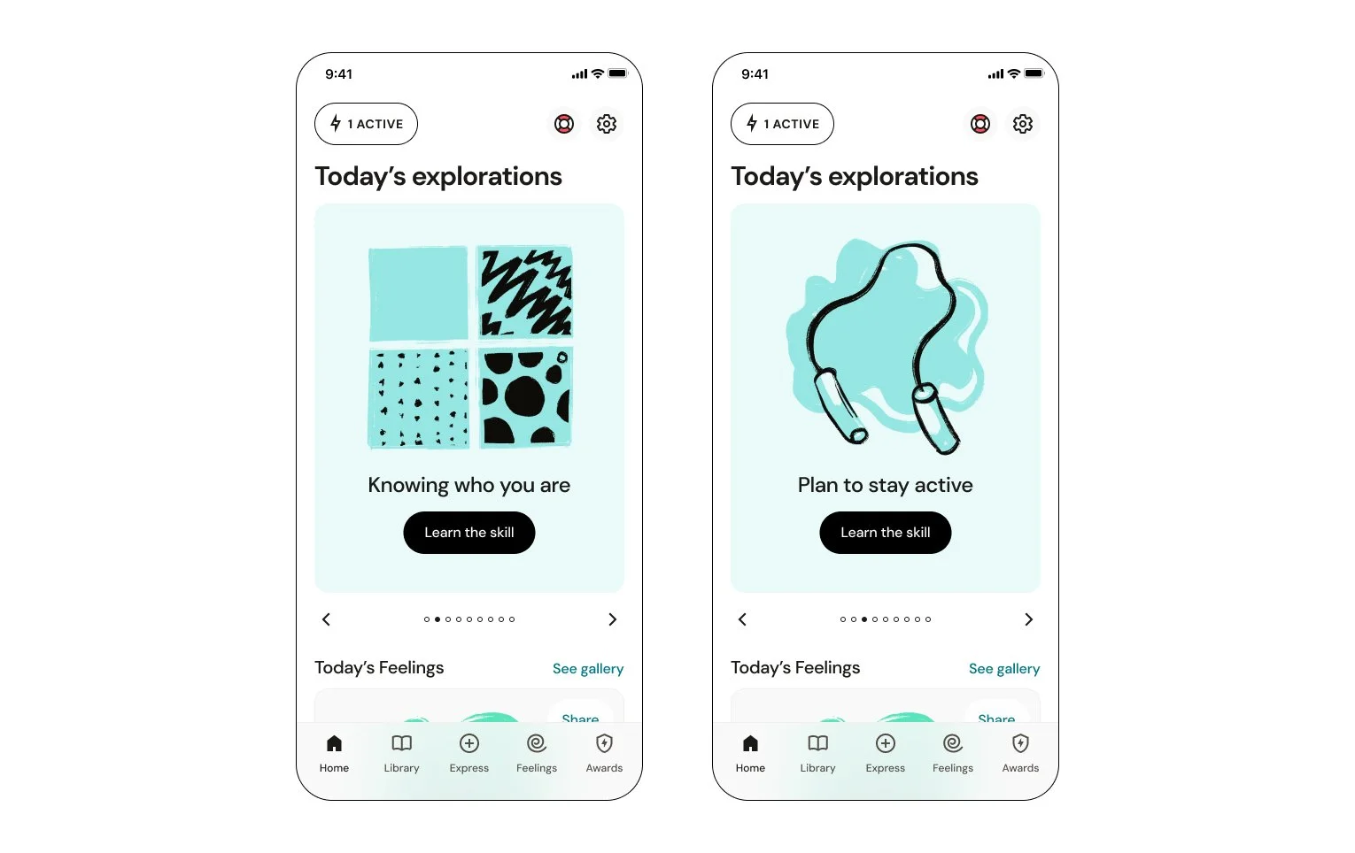 We based the content on principles outlined by the Rugged Resilience Measure, breaking each principle into multiple lessons and activities. 