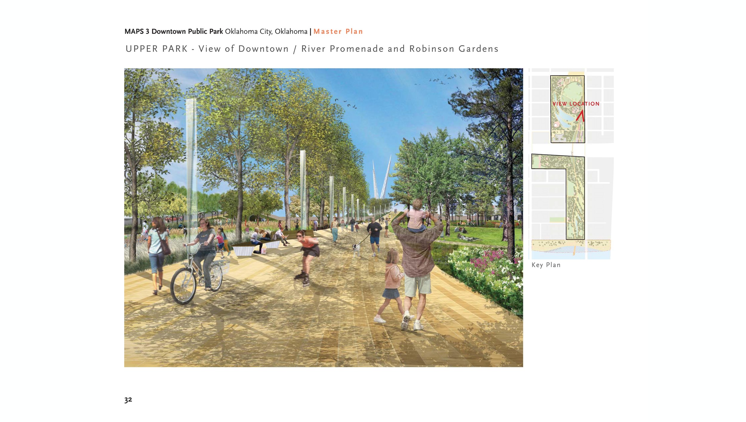 Image: City of Oklahoma City, MAPS 3 Downtown Public Park Master Plan, prepared by Hargreaves Associates 