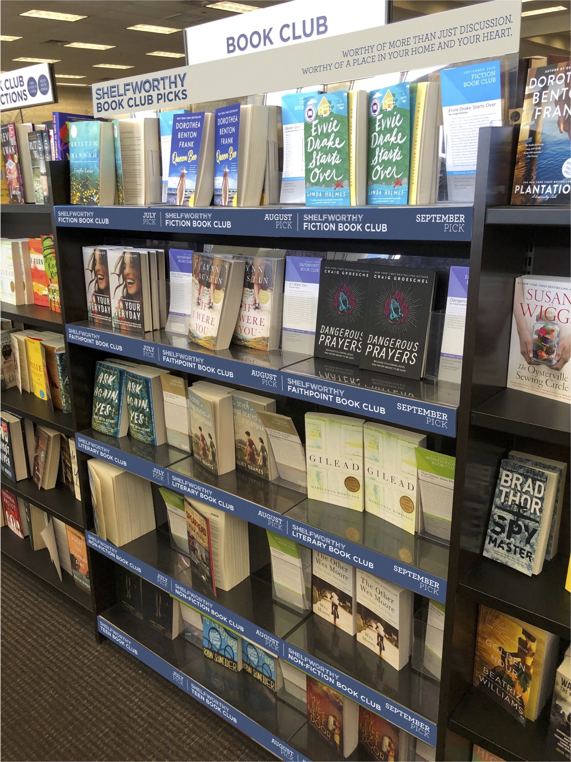 Shelf headers
