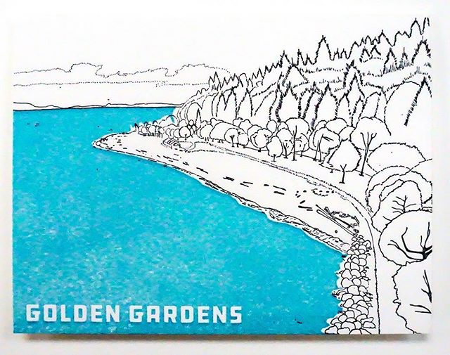 Finally, the long-awaited beach cards! I drew a few of #seattle &lsquo;s beautiful #beaches for @anniesartandpress . I&rsquo;ll be posting one a day this week! This one is of the lovely Golden Gardens Beach park in #ballard For sale now at @anniesart