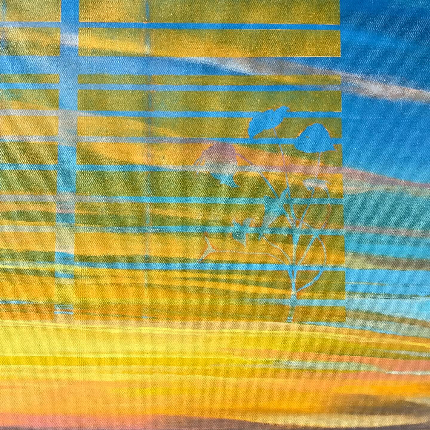 This is the last week to see this painting at the LaGrange Art Museum as part of the Fifth LaGrange Southeast Regional Exhibition 🌞☁️

&ldquo;Sifting the Sky into Layers&rdquo; , 40x30 inches, oil on canvas. $1,400. Purchase through the LaGrange Art