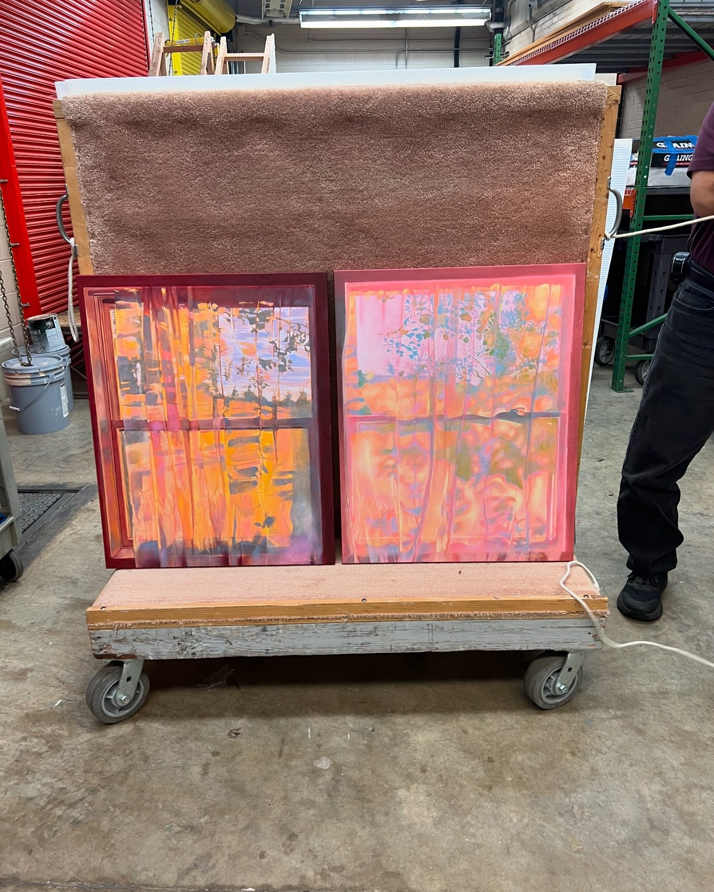 Last week I took these two paintings to the @mobmuseumofart for their installation at the upcoming show in Government Plaza! I&rsquo;m deeply honored to be a part of it. It will be up from December 5 of this year through June 8, 2025!