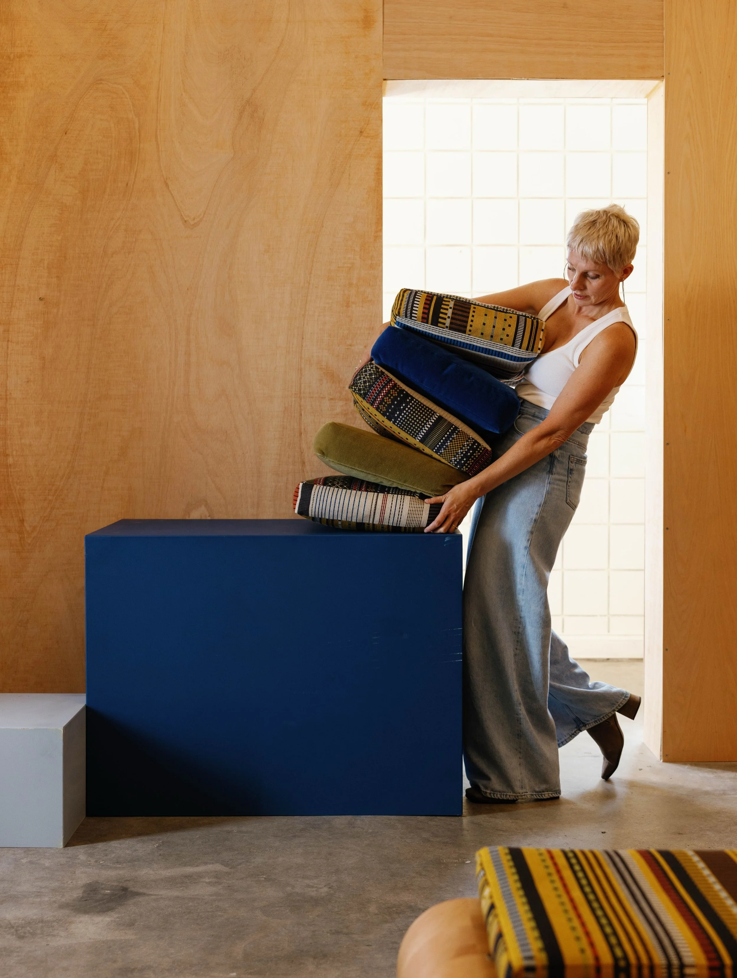 Did she think bringing her tilt on design to 
Louisville would be hard? 

Yes

Was she right? 

Yes

Do it again? 100%
🔵🔵🔵

Follow @natalieodesign and @ora.house.furniture highlights as we renovate and move our studio and operations to our new bui
