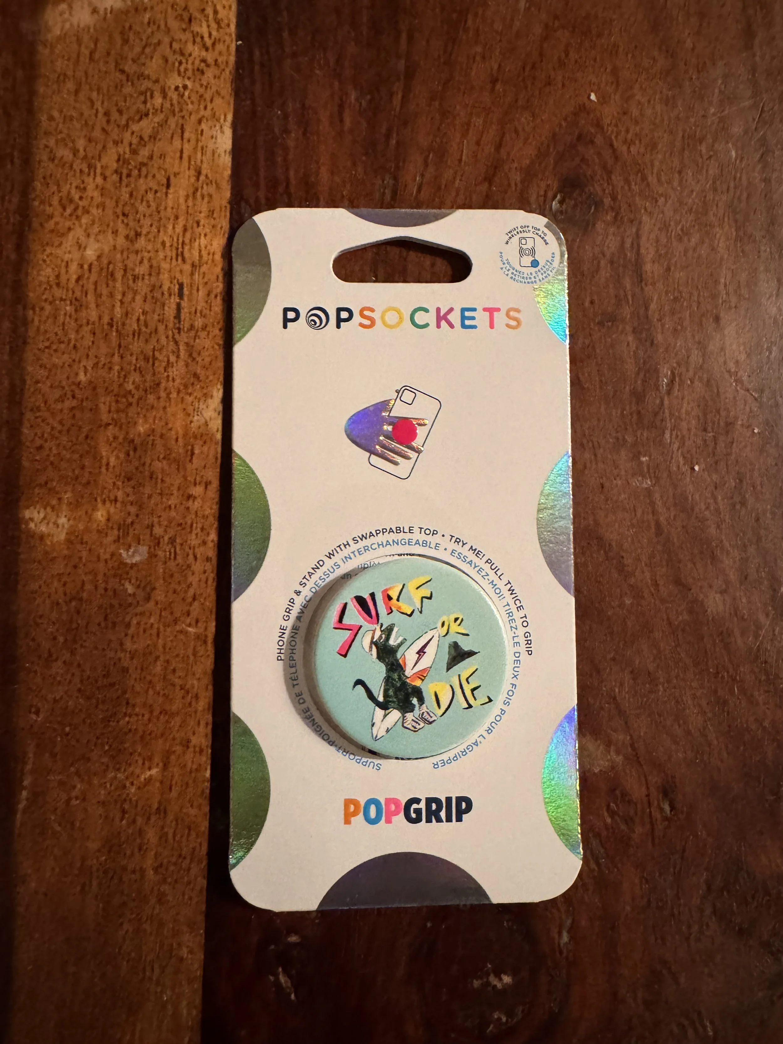 Surf or Die Pop Socket - Garage Sale