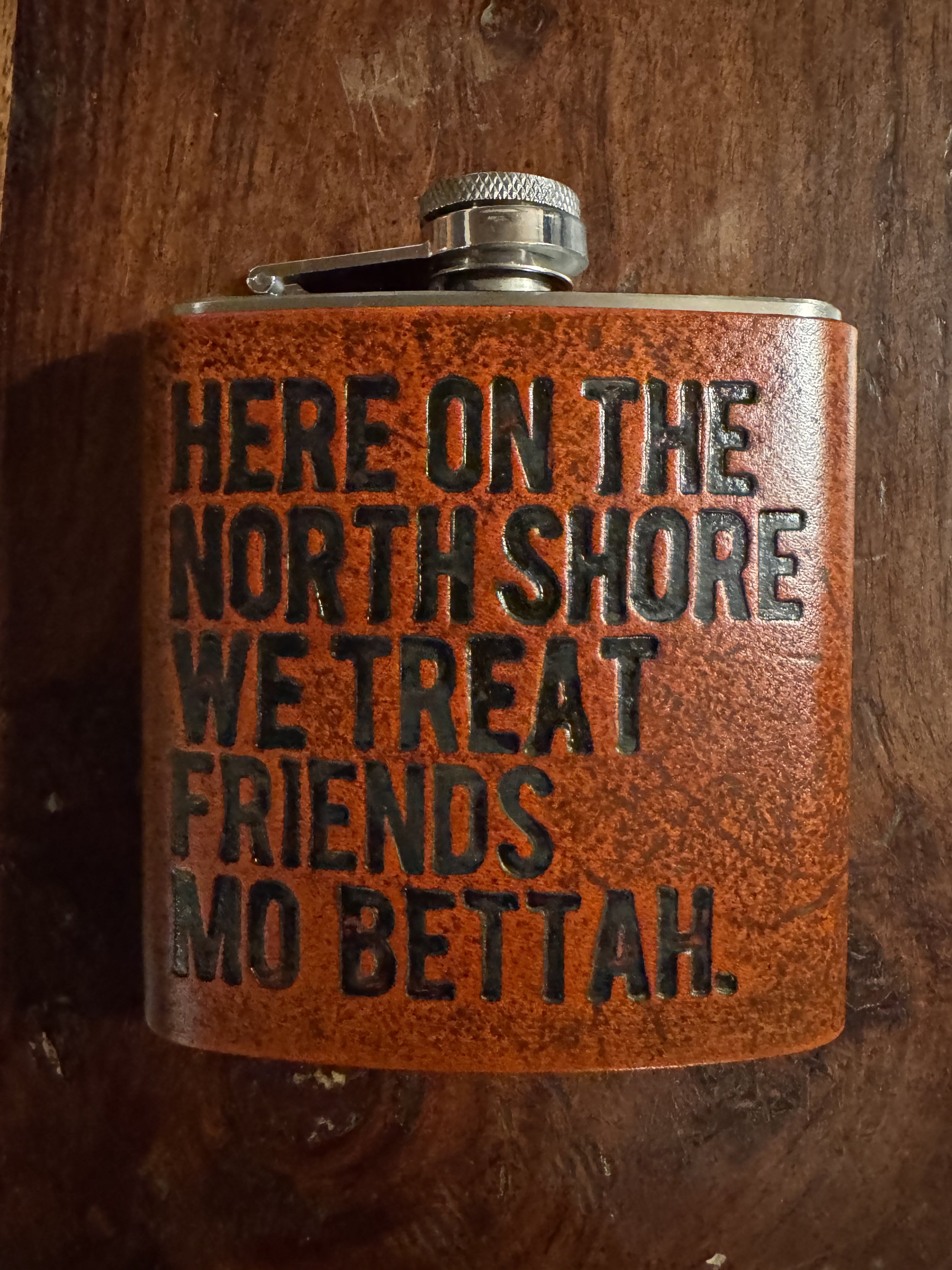 MO BETTAH LEATHER FLASK - Garage Sale