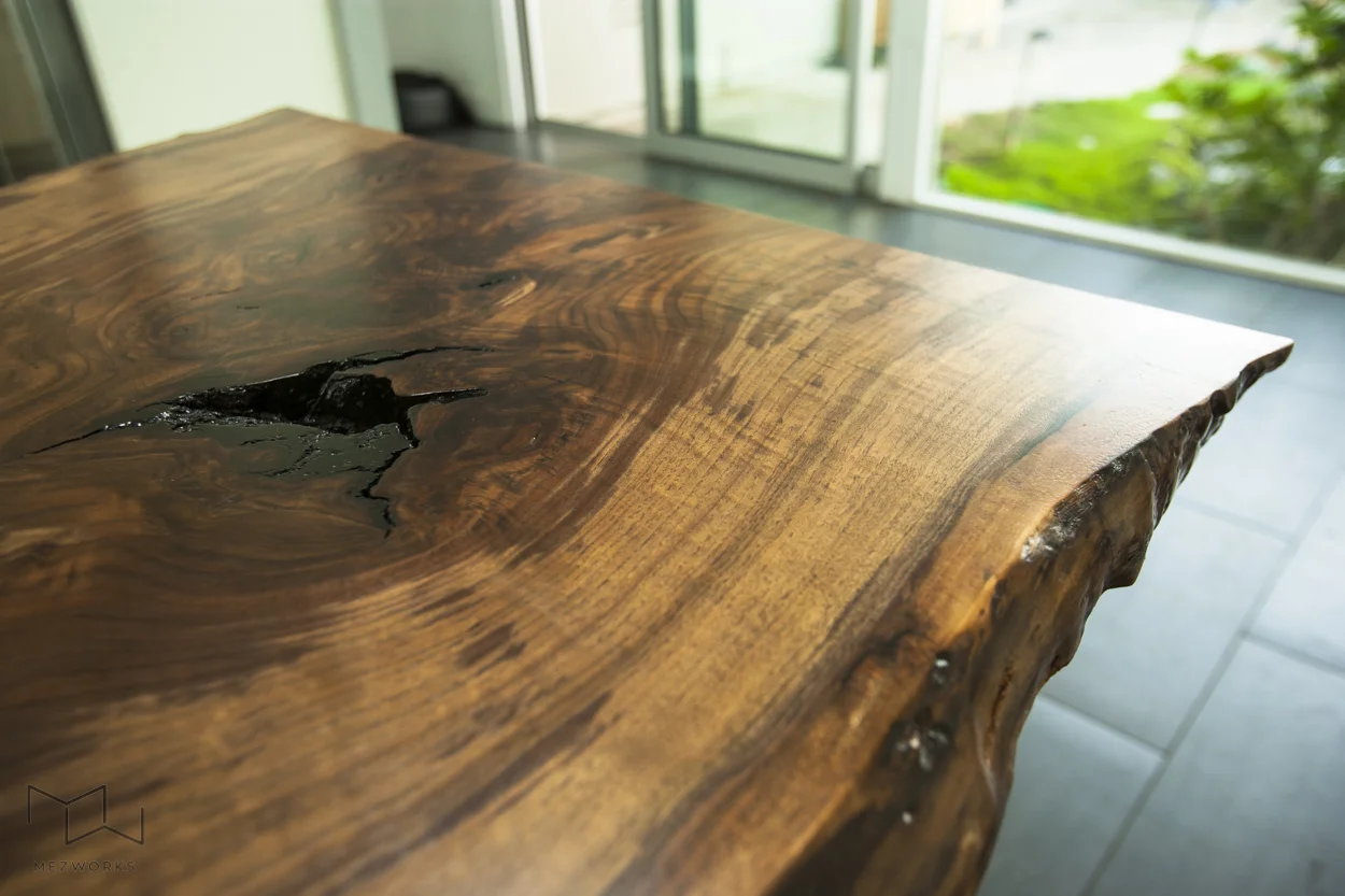Custom Live Edge Dining Table