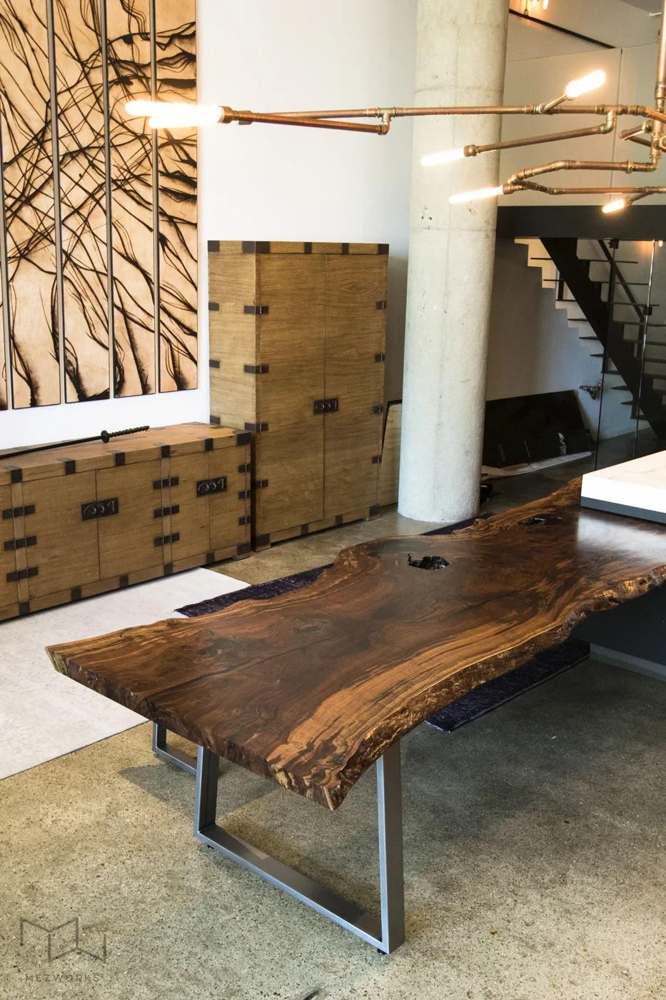Custom Live Edge Dining Table