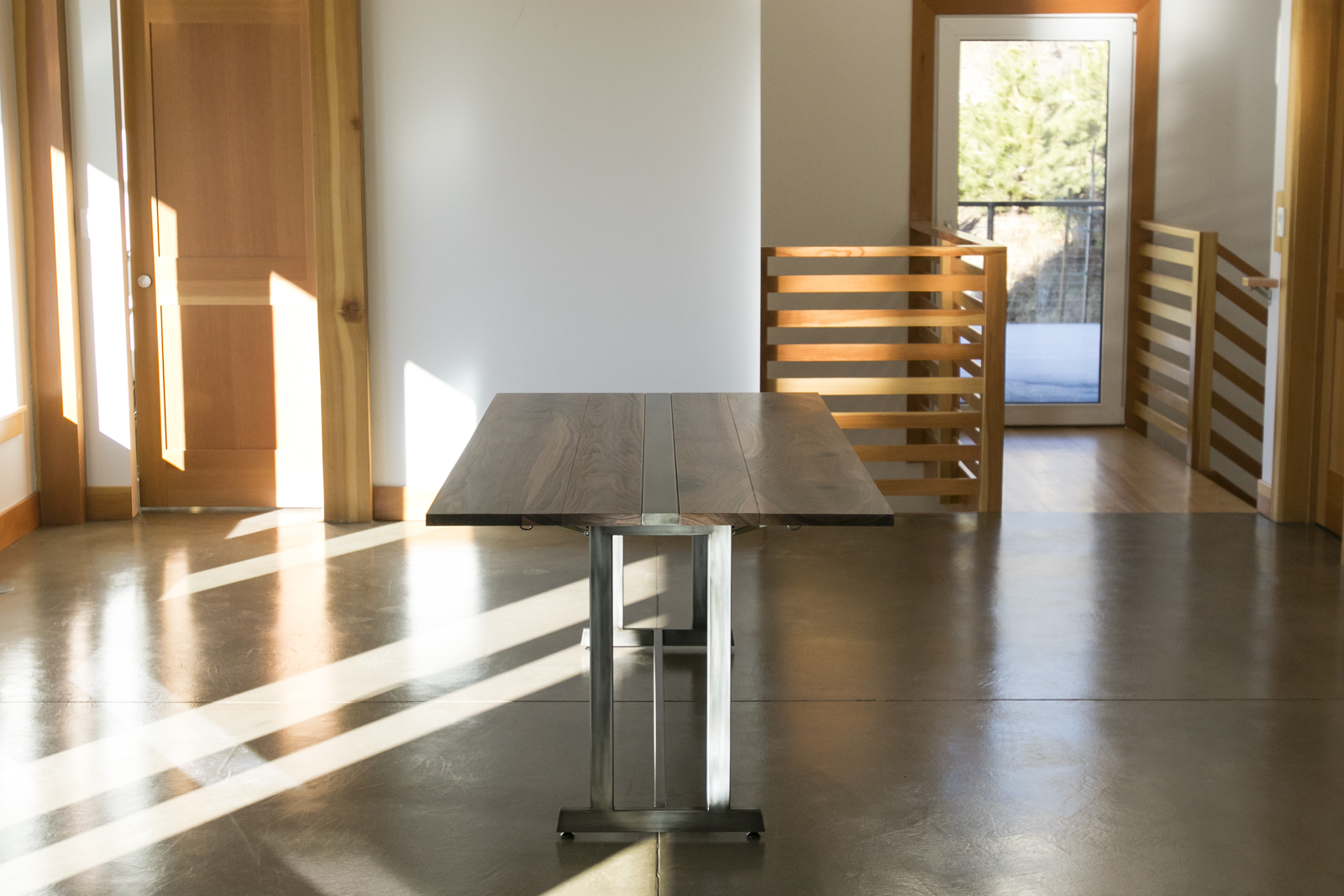 Custom Dining Table Modern Drop Leaf