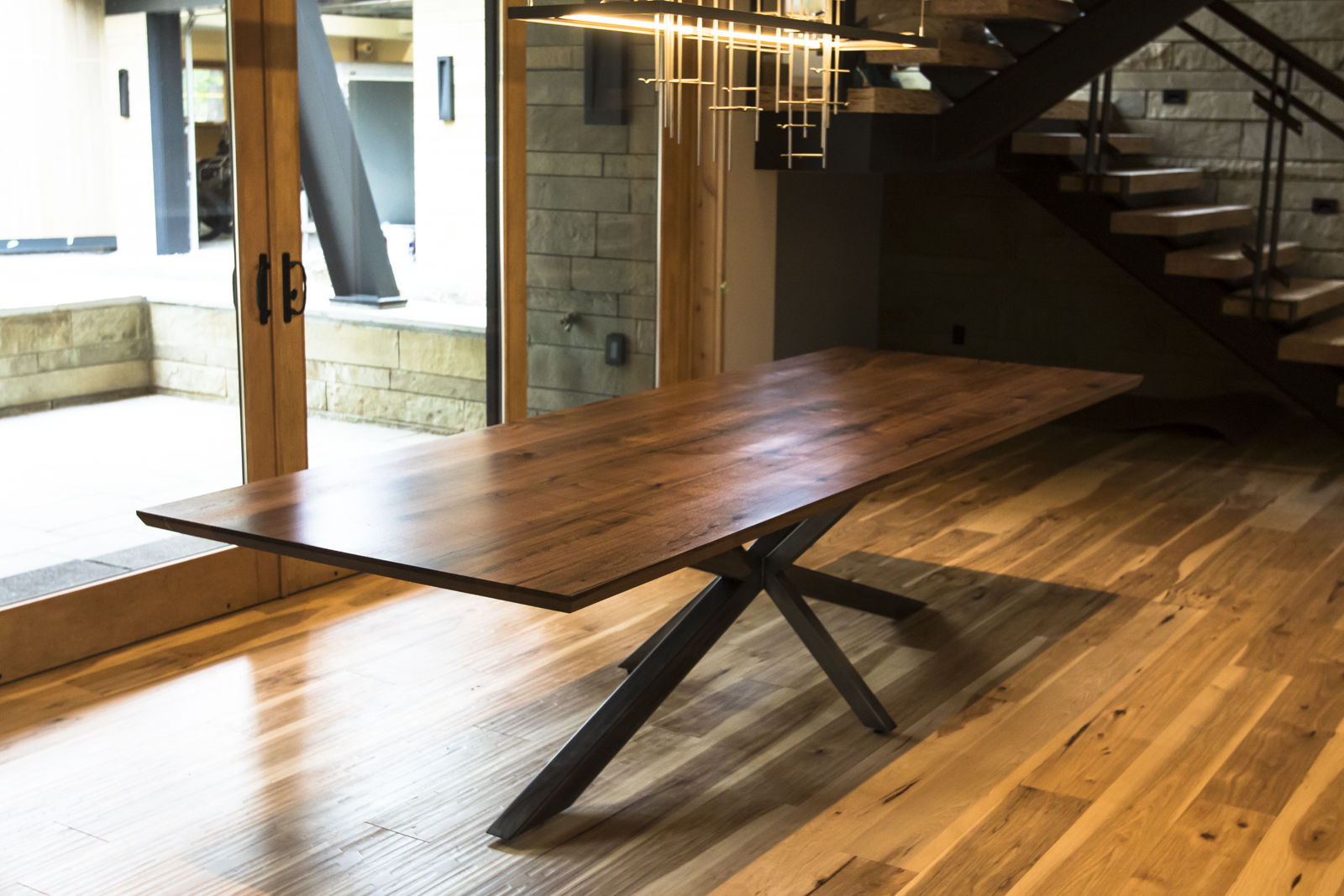 Custom Dining Table Pedestal Jax Base